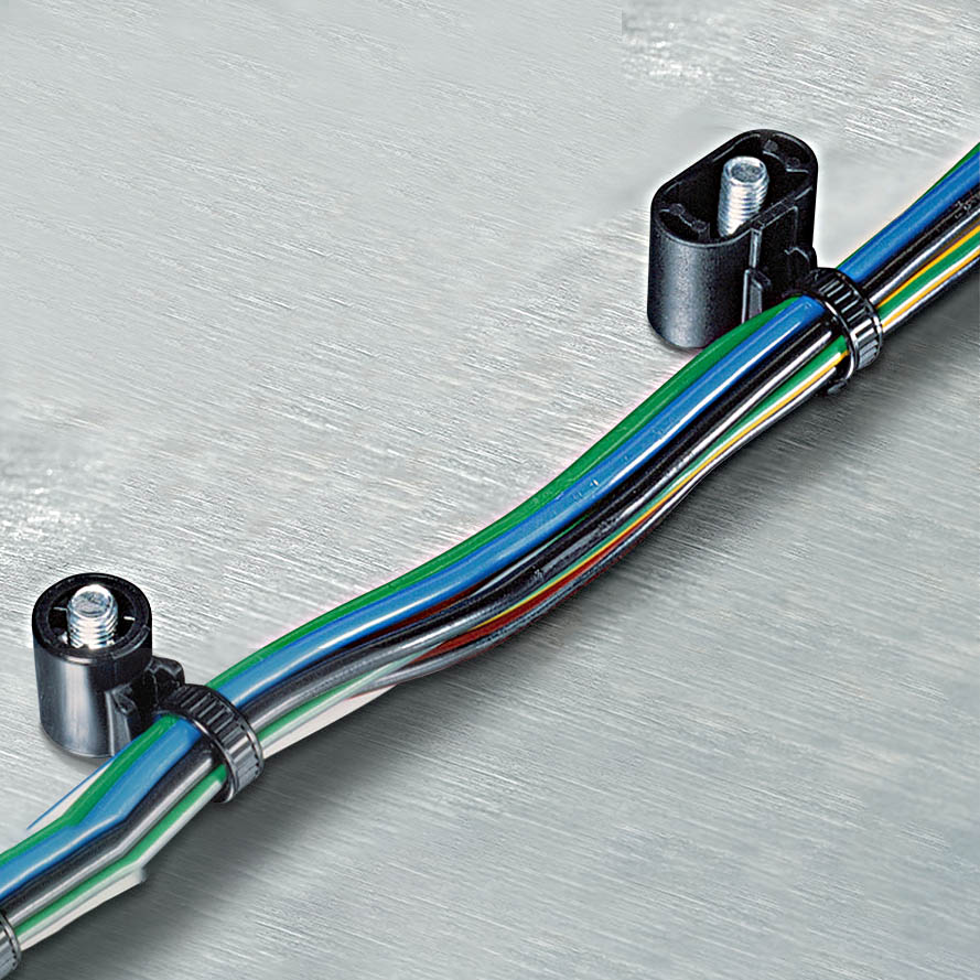 一体式焊接螺栓固定扎带 PA66HS