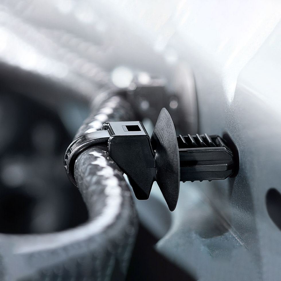 带方盘和杉树头的一体式固定扎带 PA66HS